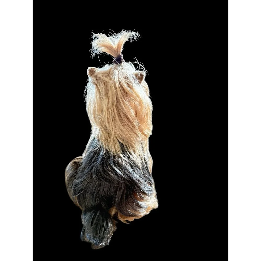 Lively & Lovely Yorkshire Terrier Plush Japanese Made Faux Taxidermy Toy Plush
